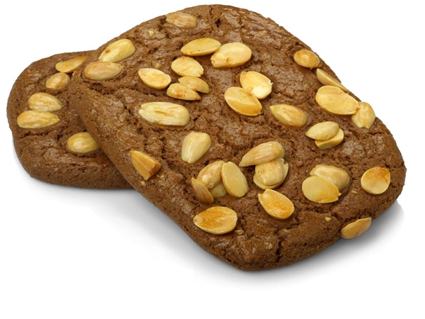 Speculaasbrokken met amandelen