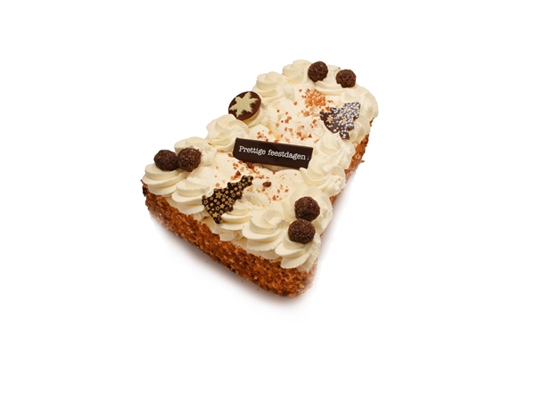 Hazelnoot slagroom klok 6 pers